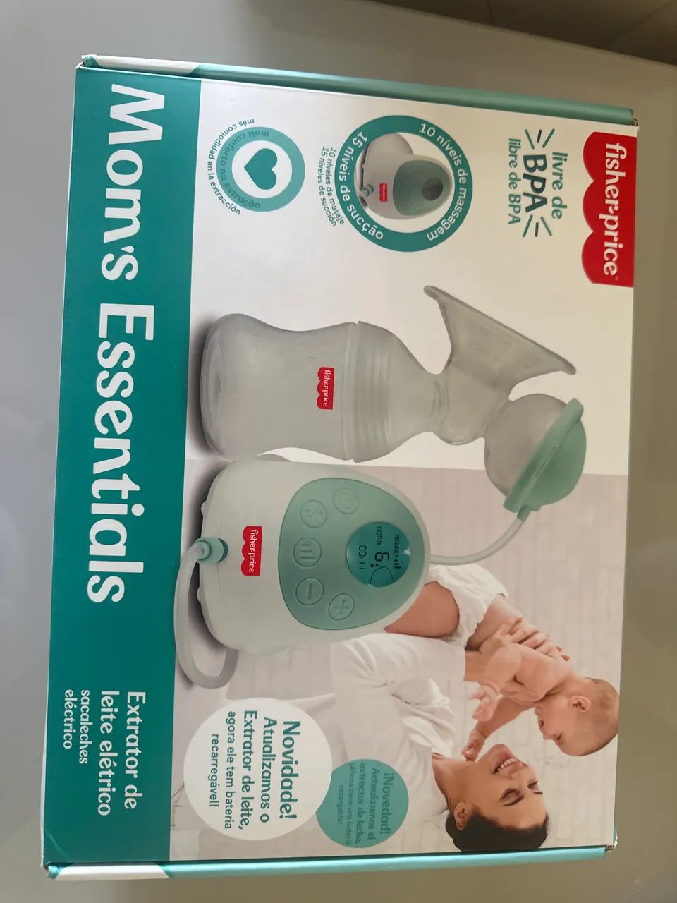 Extrator de leite elétrico fisher price 