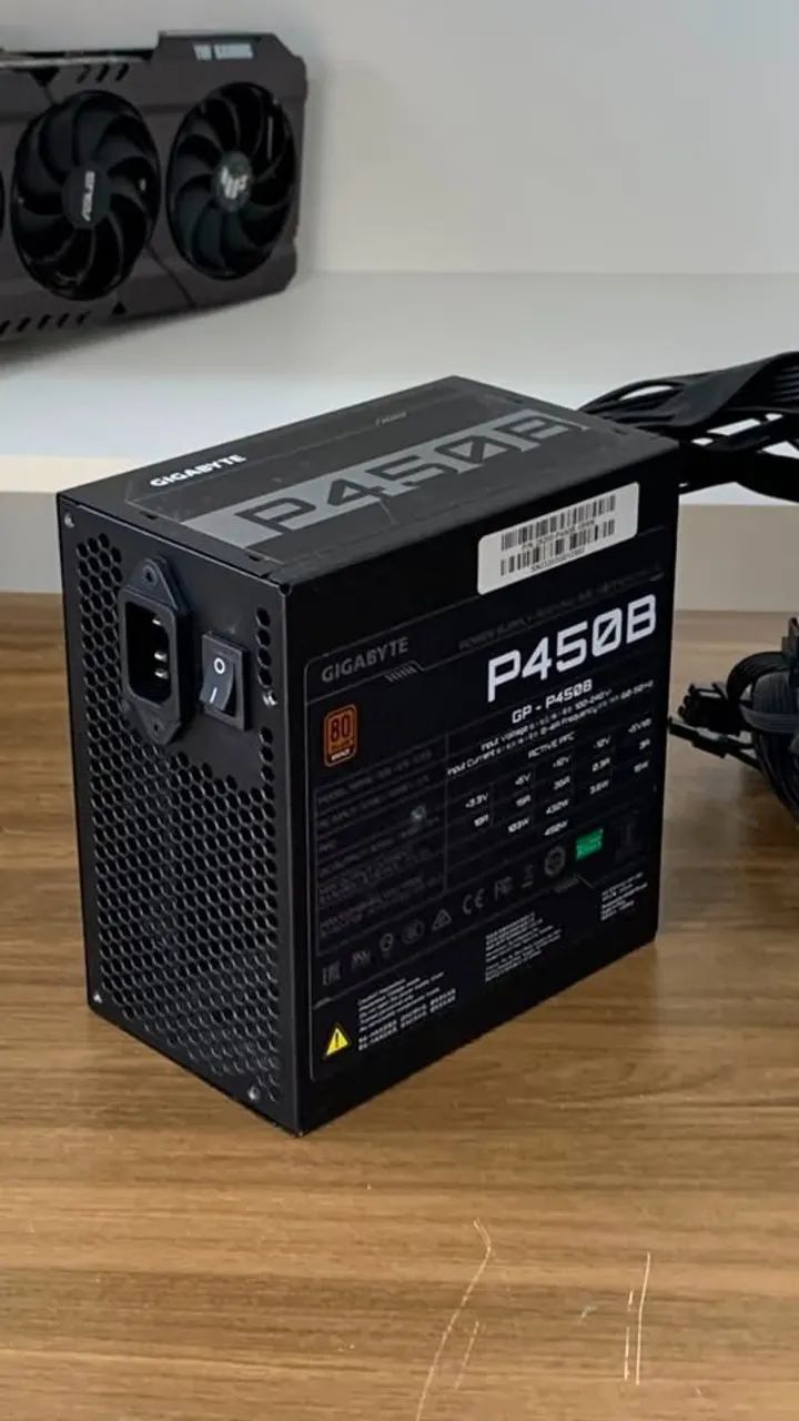 FONTE GIGABYTE P450B 450W 80 PLUS