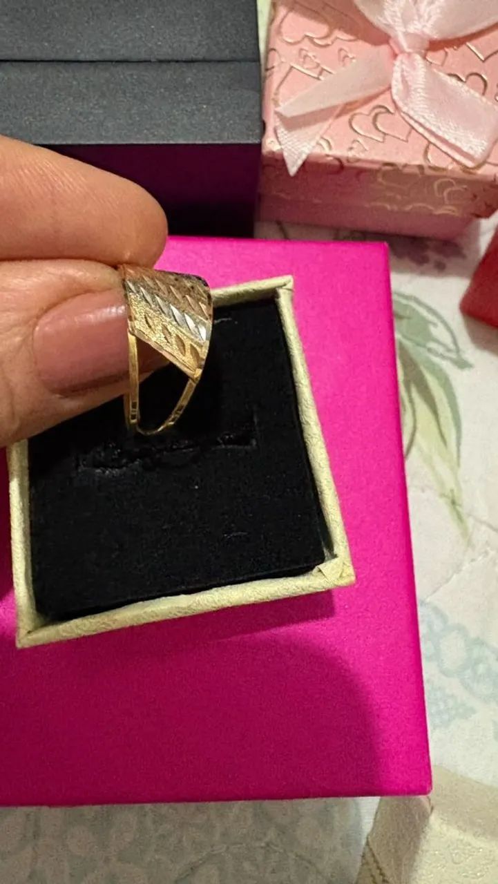 Anel de ouro feminino  - Foto 5