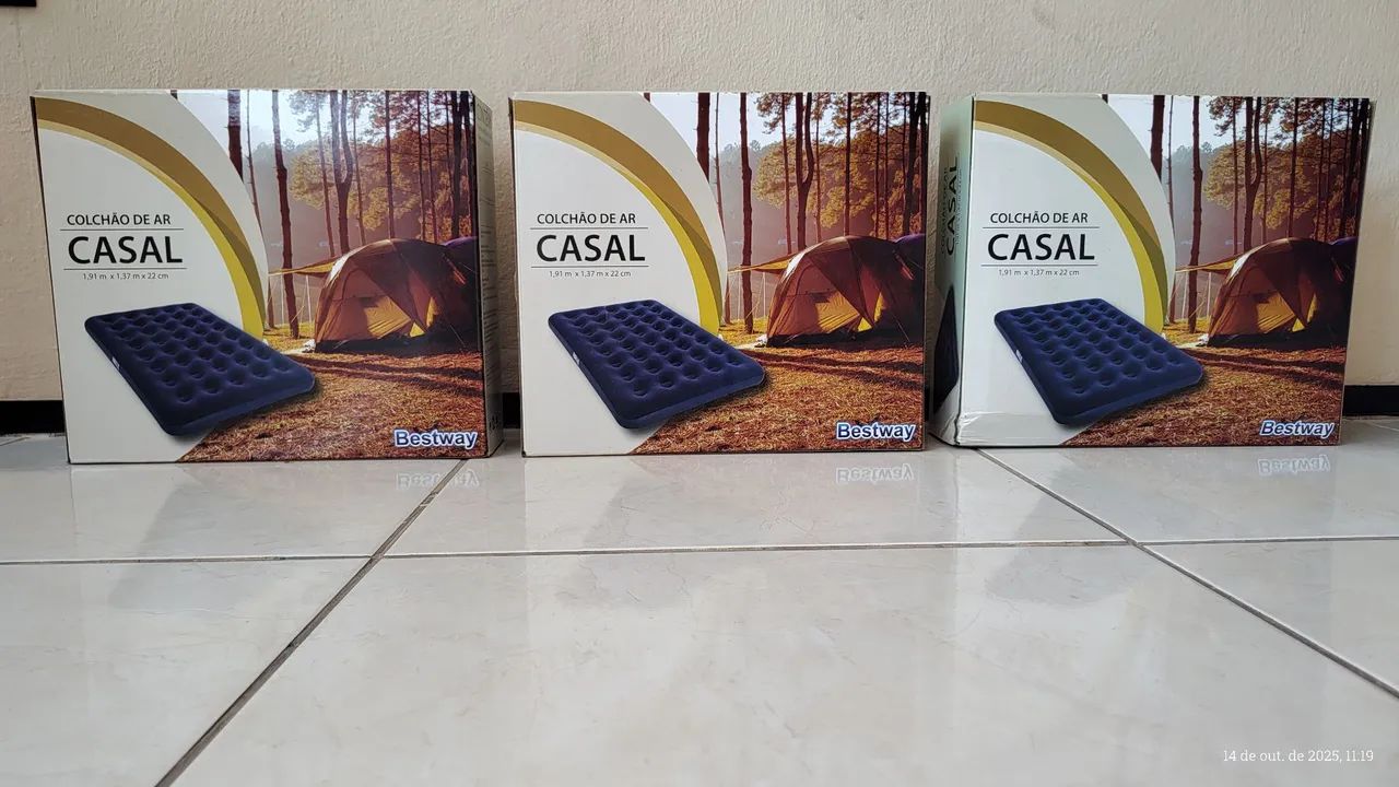 03 Colchões Infláveis para Casal 