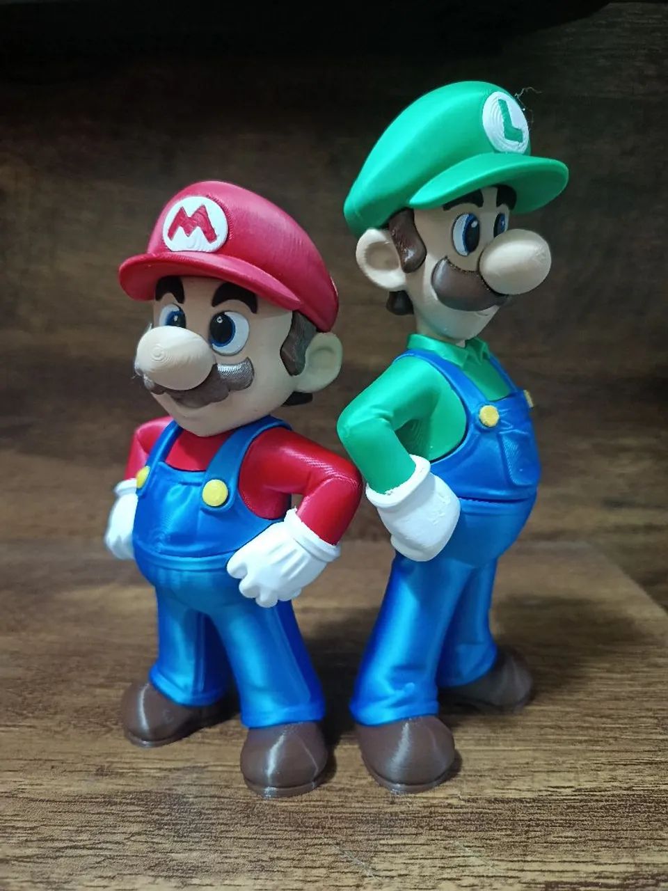 Action Figure Mario e Luigi 14 e 16 cm