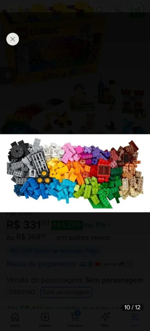 Lego classic 790 peças original  - Foto 4