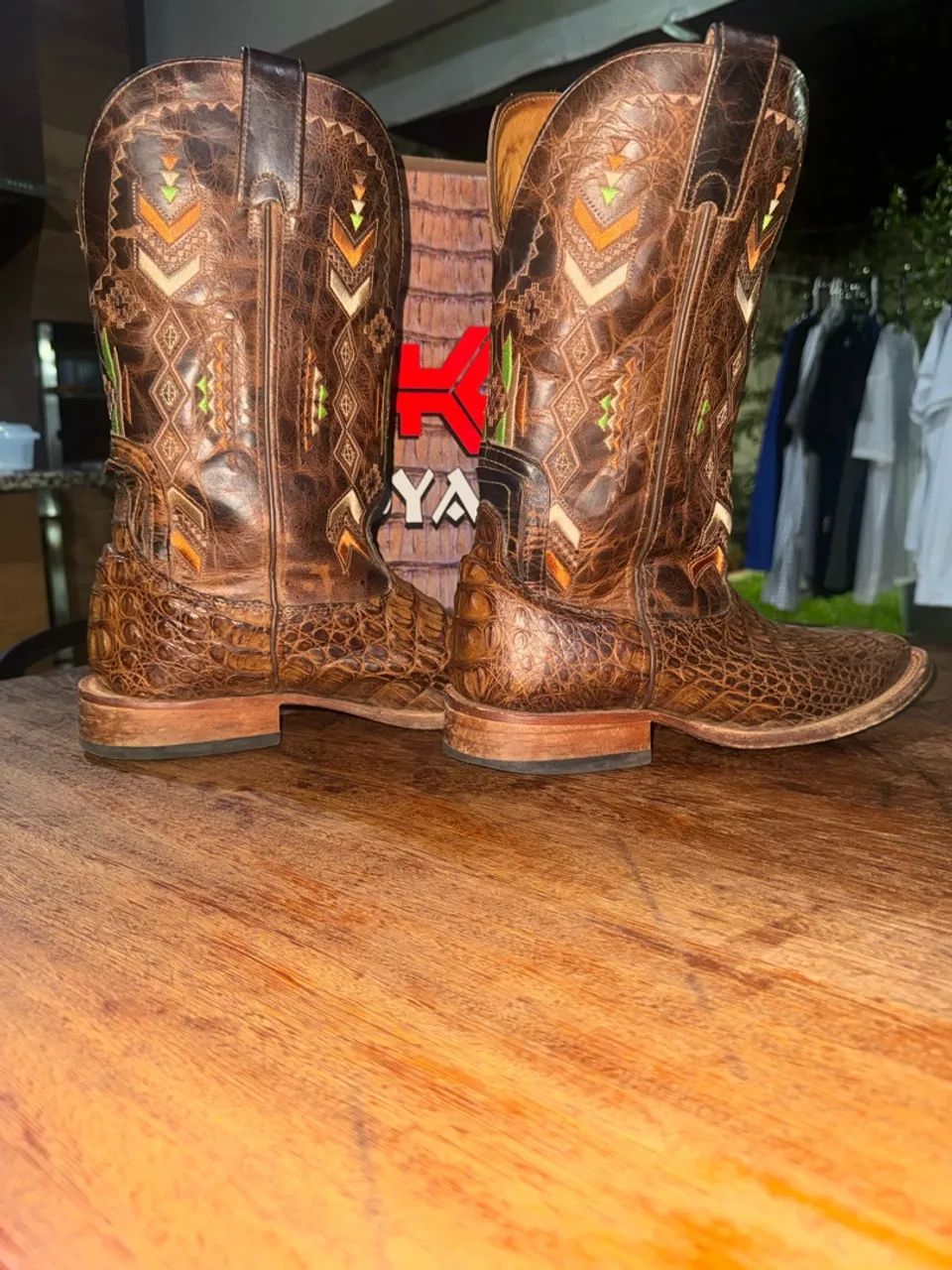 Bota Goyazes de Couro de Jacaré 41  - Foto 3