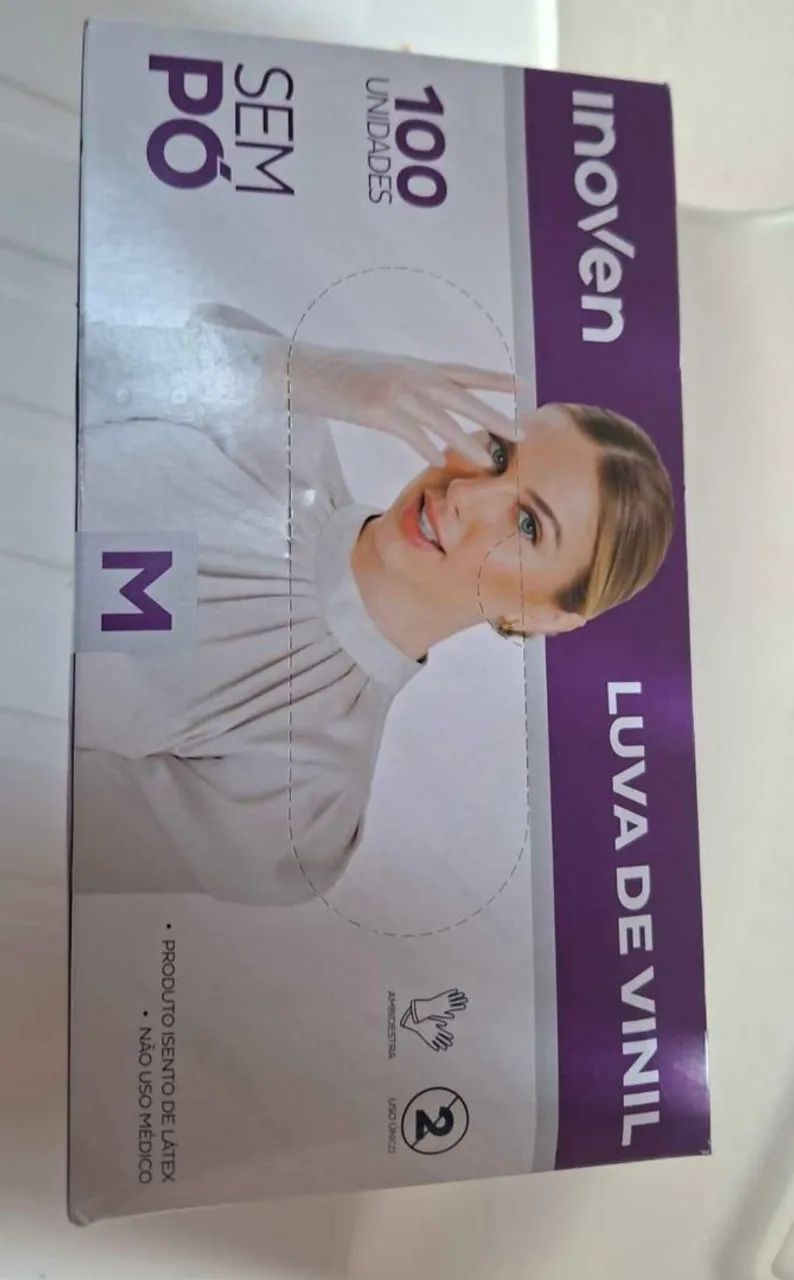 Luvas nitrilicas e Vinil  - Foto 2