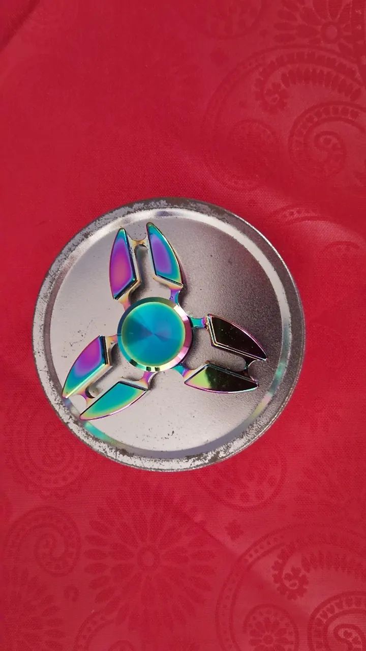 Fidget Spinner Metal Rainbow - Foto 3
