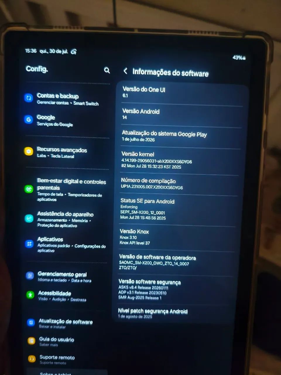 Vendo tablet Samsung A8 10 polegadas muito bom trabalho pra sair rápido 800 reais leva - Foto 4