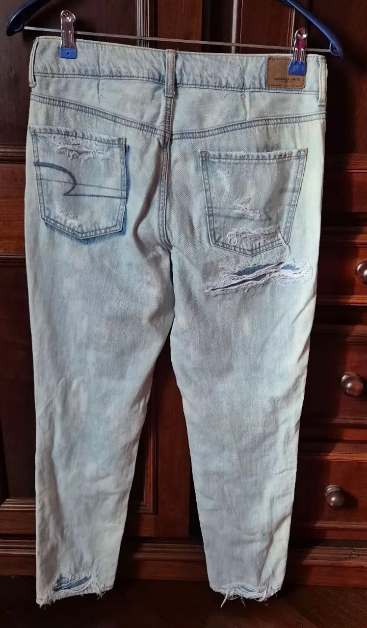 Calça jeans clara American Eagle - Foto 3
