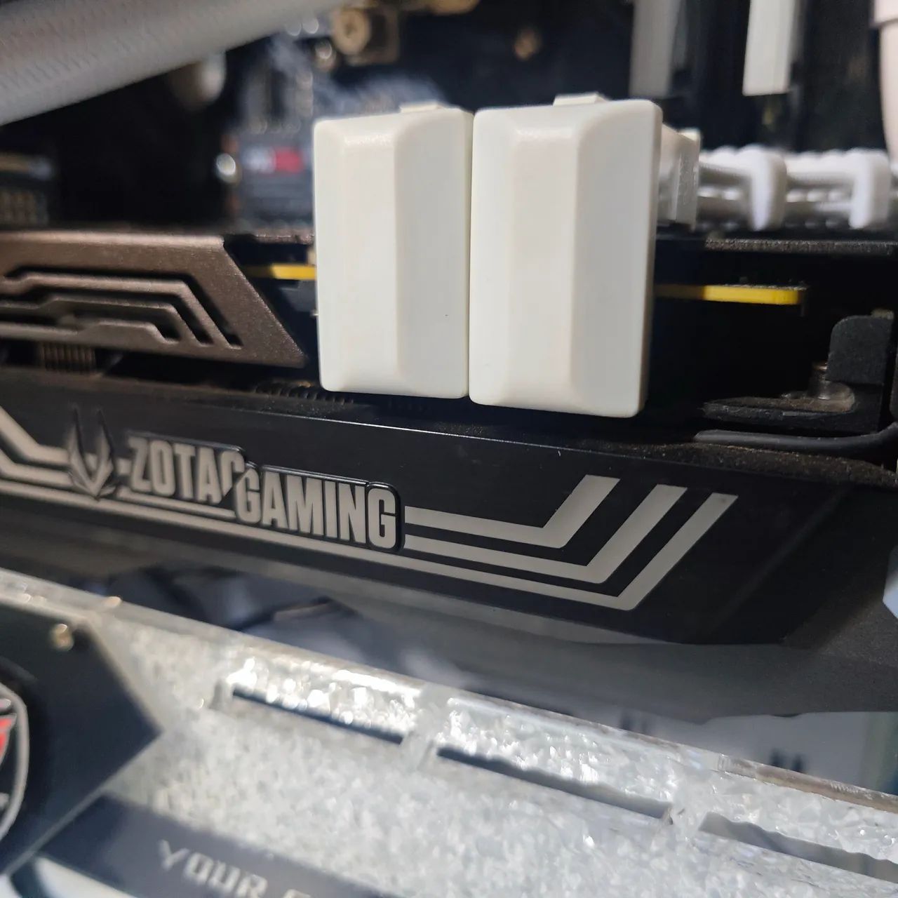 Adaptador placa de vídeo 180 graus 