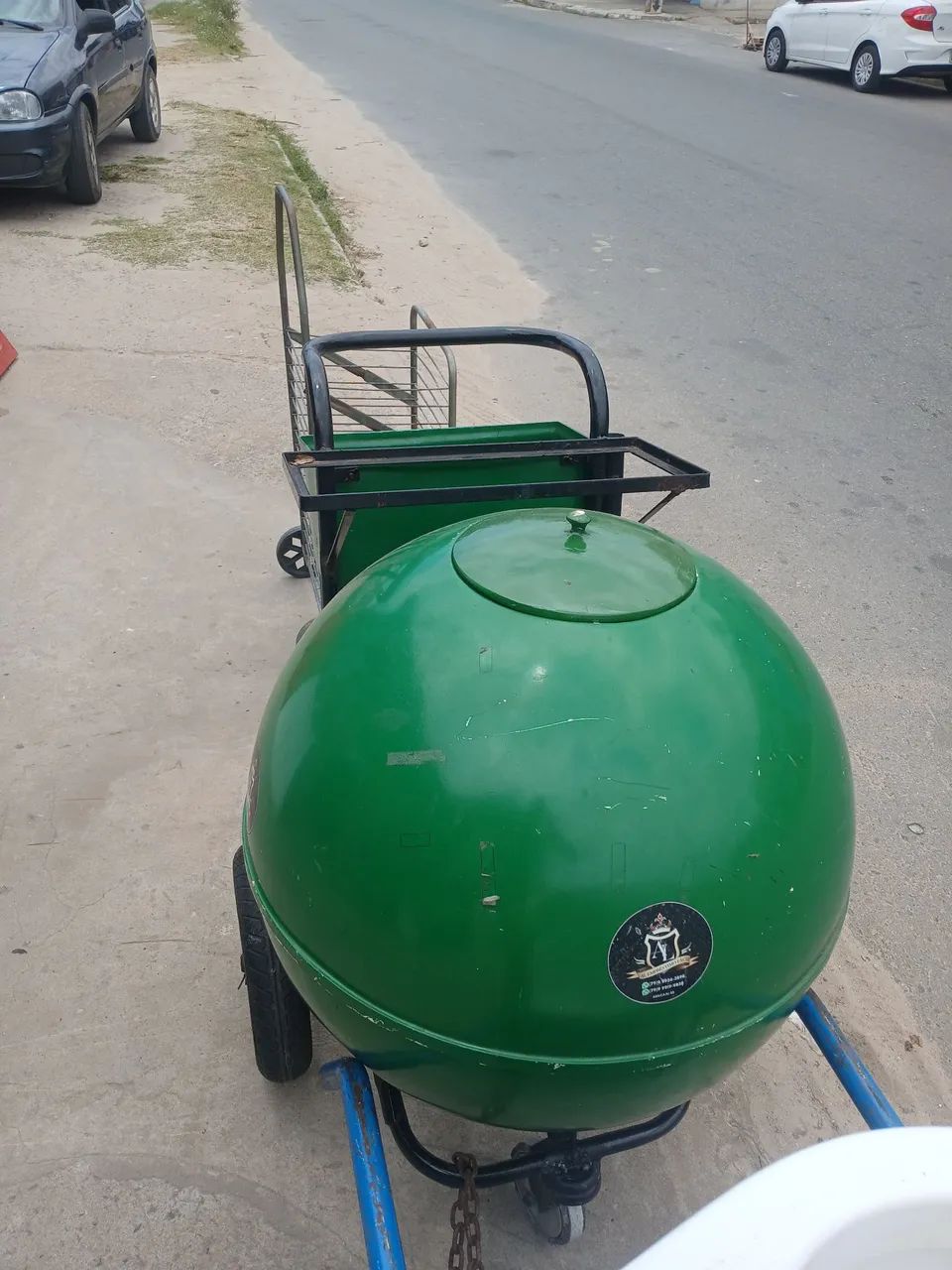 Carrinho  para vender água de coco 