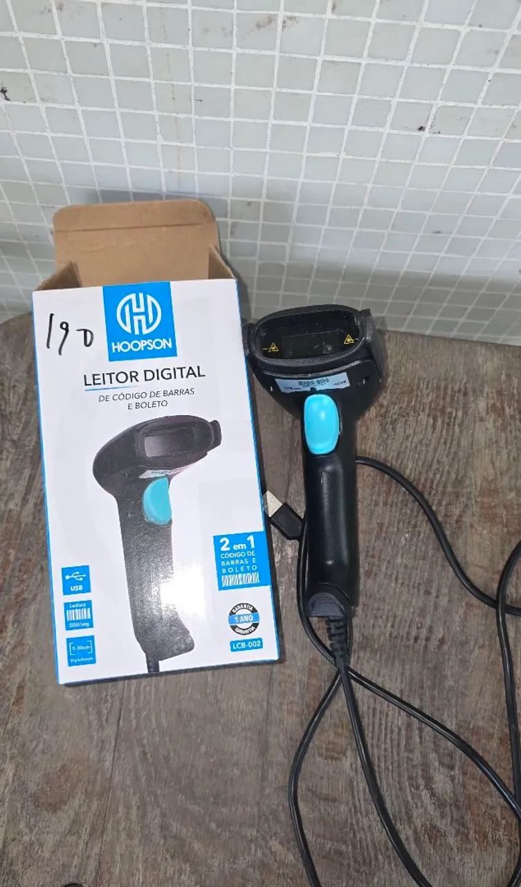Leitor de código de barras hoopson LCB-02 esta funcionando perfeitamente aceito proposta 