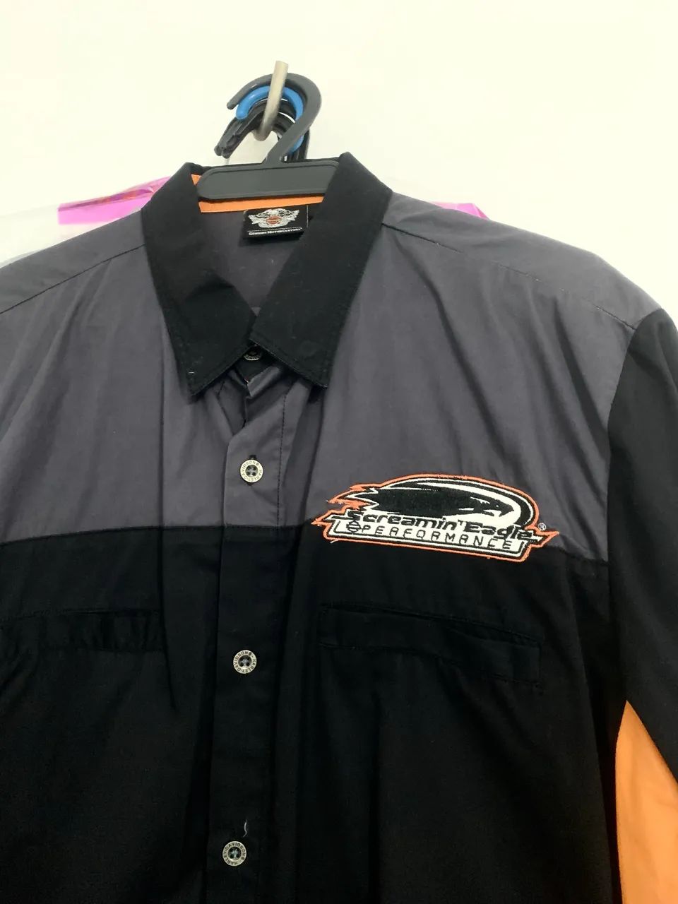 VENDO CAMISA HARLEY DAVIDSON SCREAMING EAGLE GENUÍNA  - Foto 2