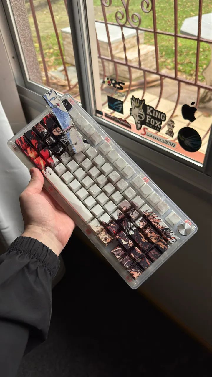 QWERTYKEY75 HE Striker - Teclado Magnético Hall Effect Rapid Trigger + Mousepad