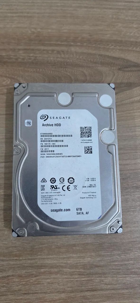 HD SEAGATE 6TB