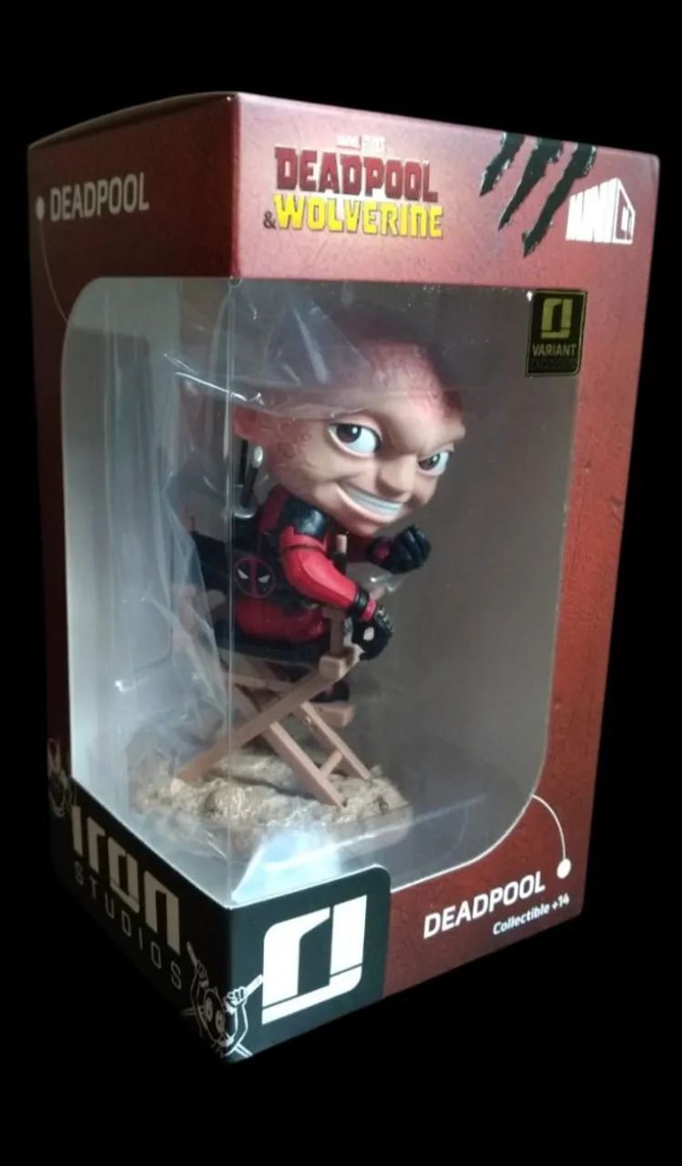 Estátua Deadpool (Unmasked) - MiniCo - Iron Studios 14cm - Foto 3