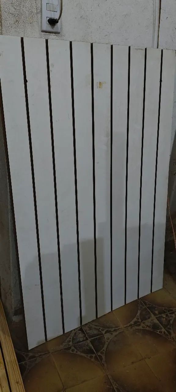 Painel canaletado branco
