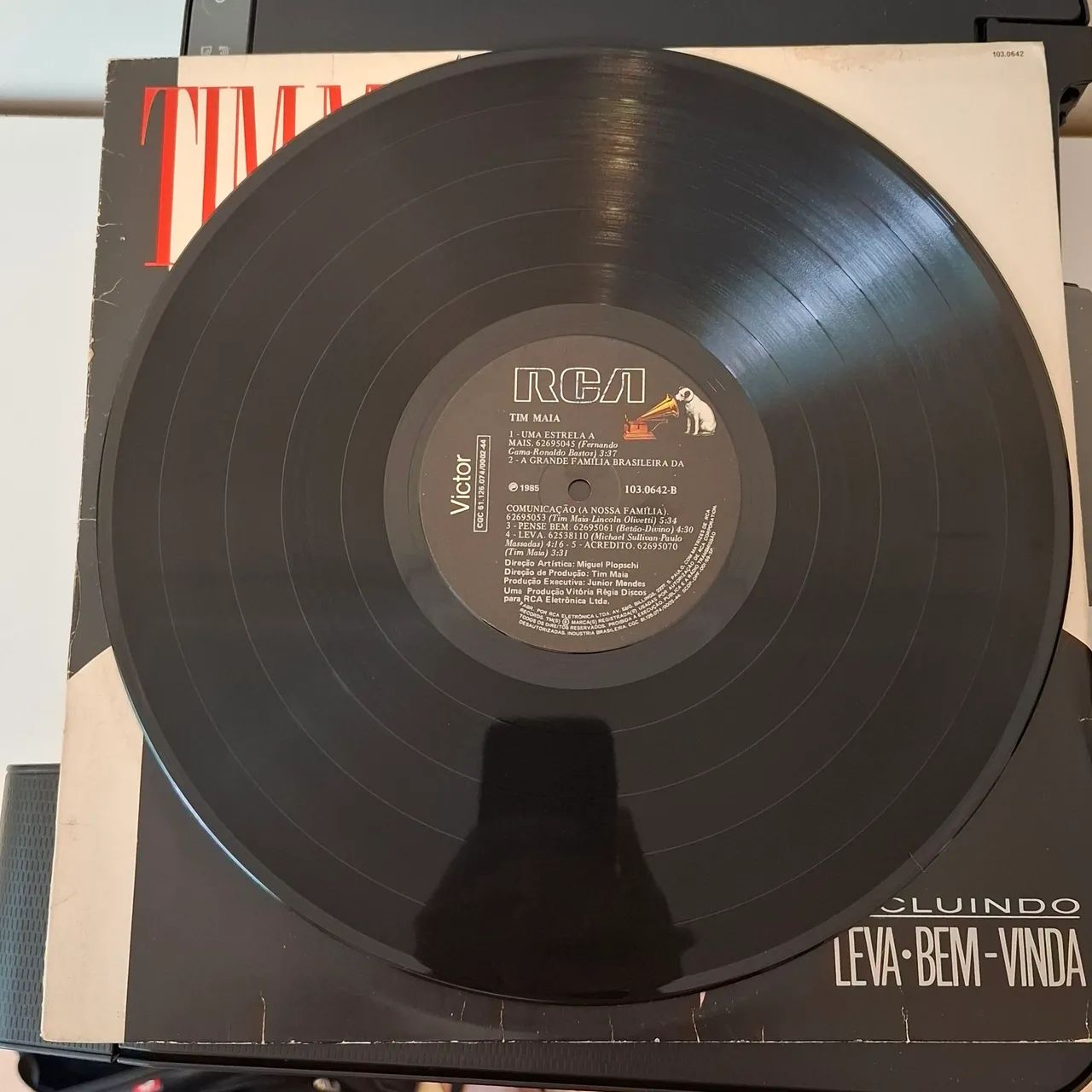 Lp Tim Maia 1985 - Leva (Excelente) - Foto 3