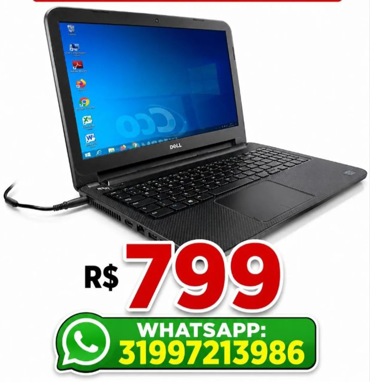NOTEBOOK -DELL-R$799- PROMOÇÃO CCO INFORMÁTICA 