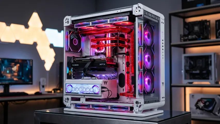 PC gamer com watercooler custom e customização do resident evil  - Foto 2