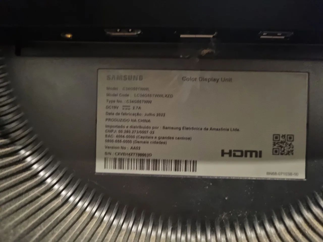 Monitor Samsung Odyssey g5 34 polegadas wide - Foto 2