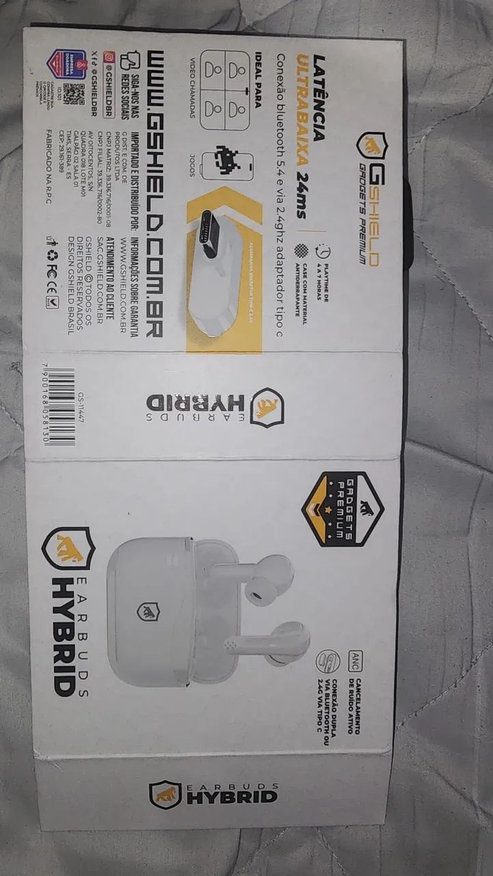 Fone Bluetooth gshild  com conexão tipe C  - Foto 2