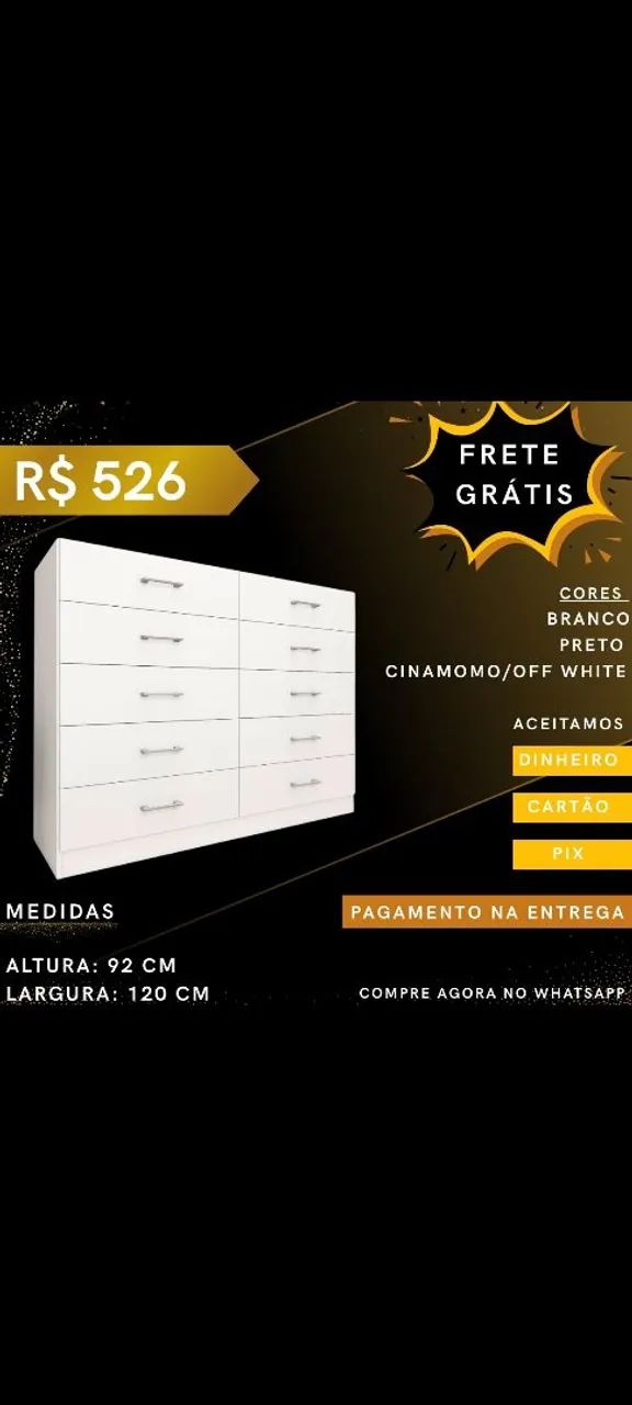 Cômoda nova na caixa  - Foto 2