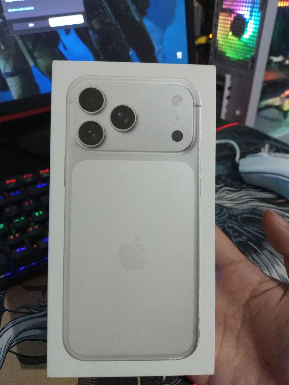 Caixa iPhone 17 pro max original somente caixa