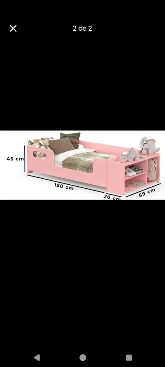 Cama infantil Rosa  - Foto 2