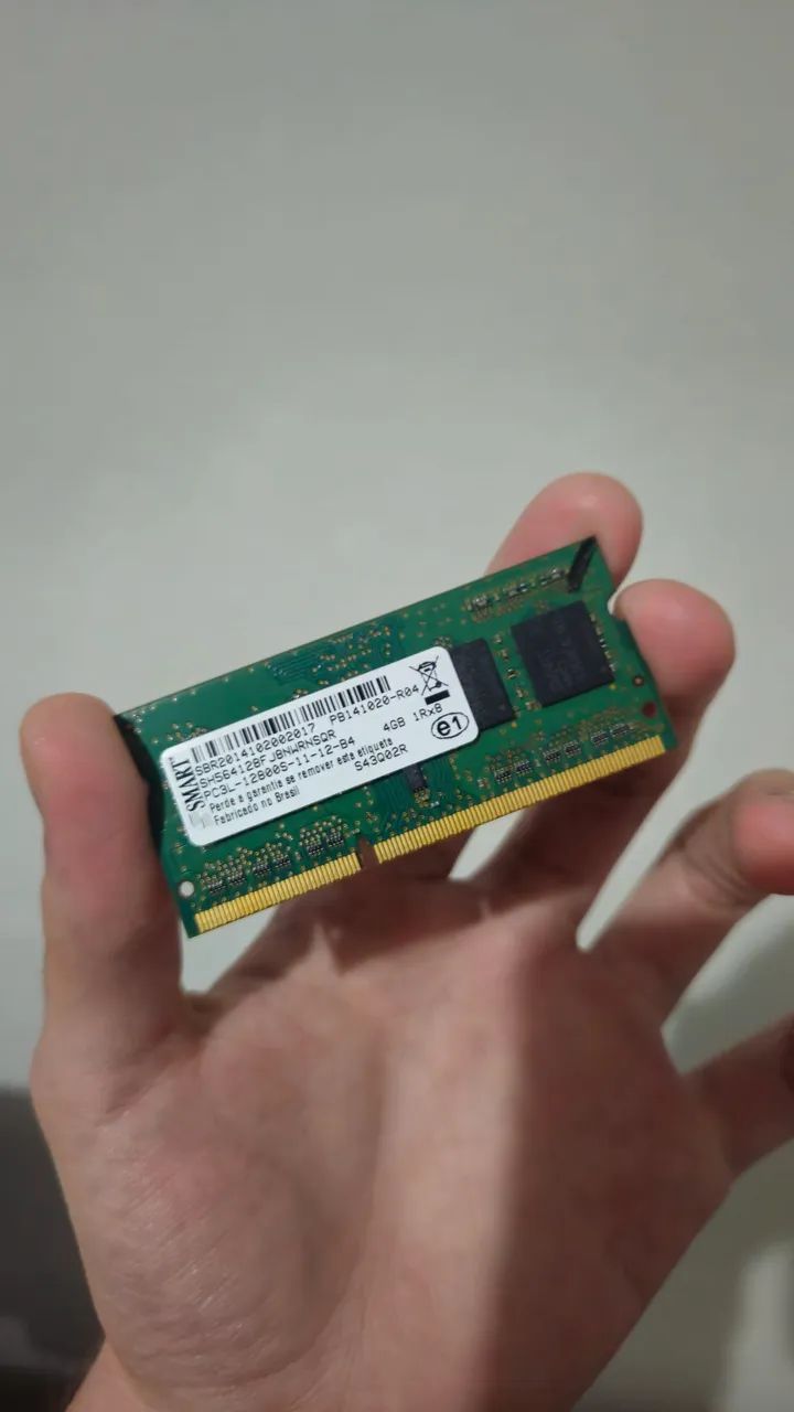 Memória RAM Notebook 4GB