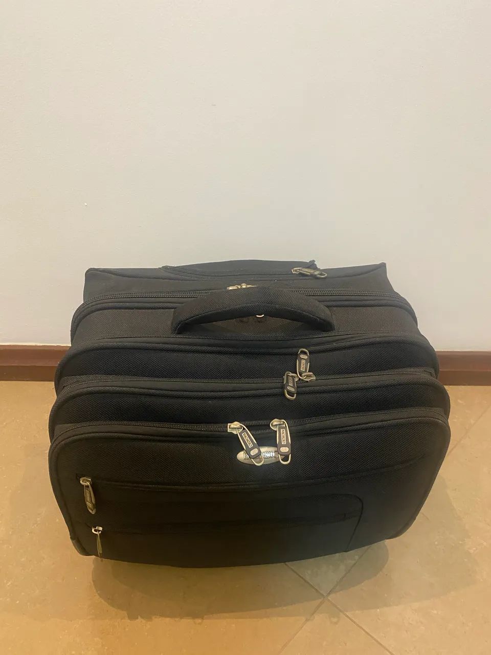 Mala Briefcase de bordo Pasta Executiva com rodinhas Bagaggio - Foto 2