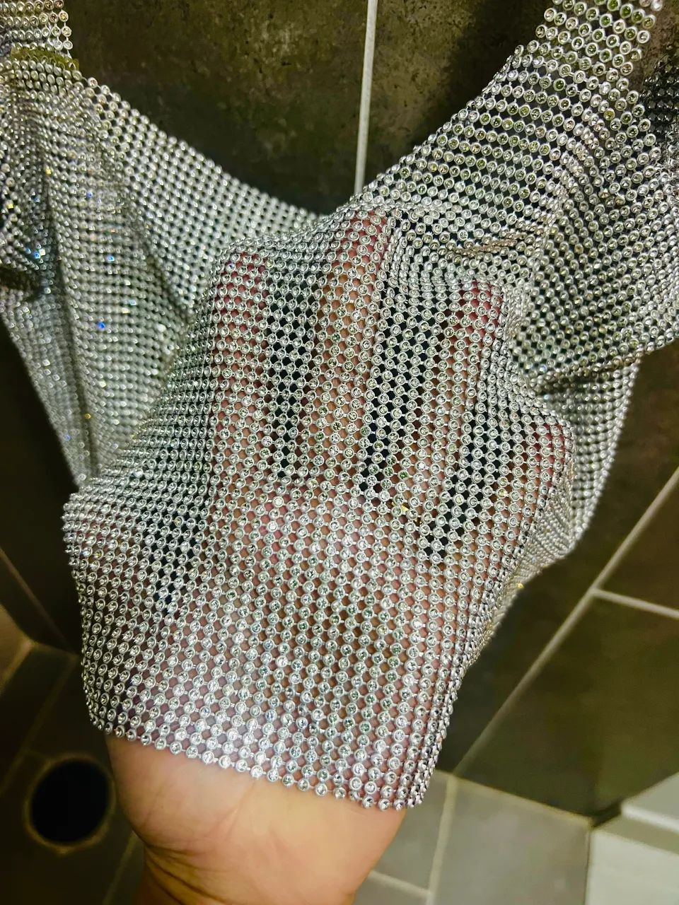 Blusa cropped Renner prata G - Foto 3