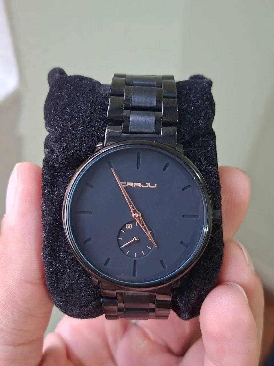 Relógio Black com detalhes Rose Gold - Foto 4