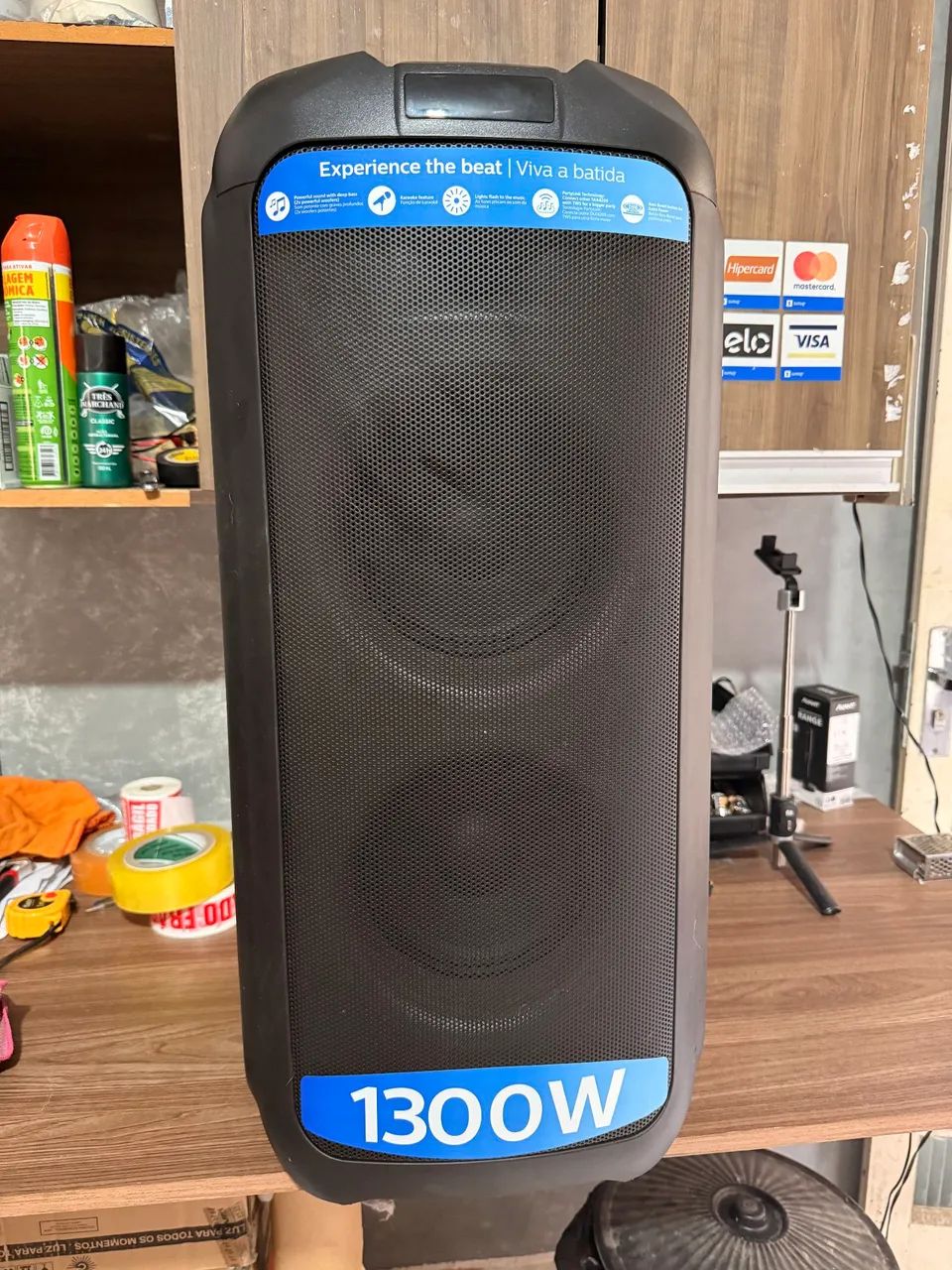 Caixa de som Philips 1300w 