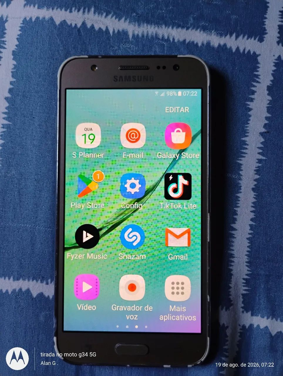 Celular Galaxy Samsung J5 ( sem botão ) funcionando perfeitamente!!!  - Foto 4