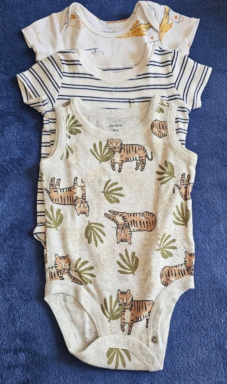 Lote de roupas CARTERS bebê 6/9 meses - Foto 3