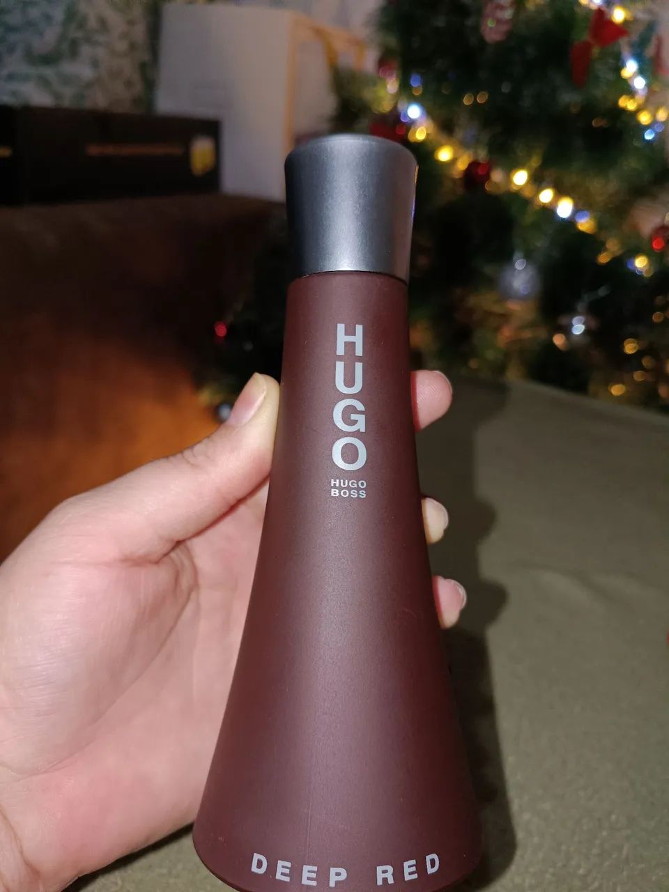 Deep red Hugo boss