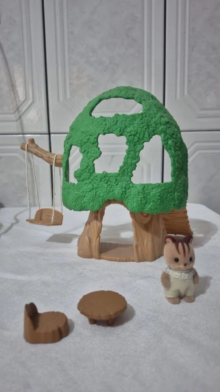 Sylvanian families esquilo casa na árvore