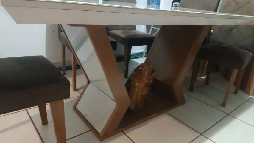 mesa de jantar retangular - Foto 3