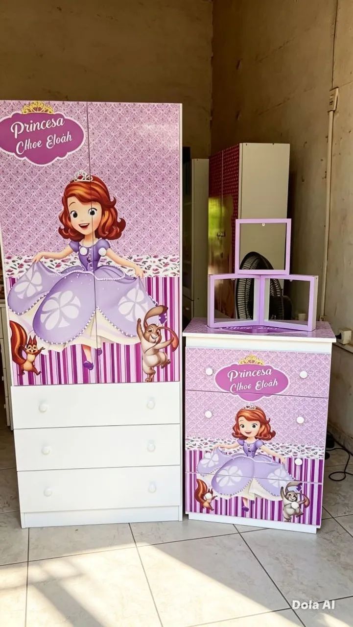 Kit infantil cômoda e guarda roupa  - Foto 5