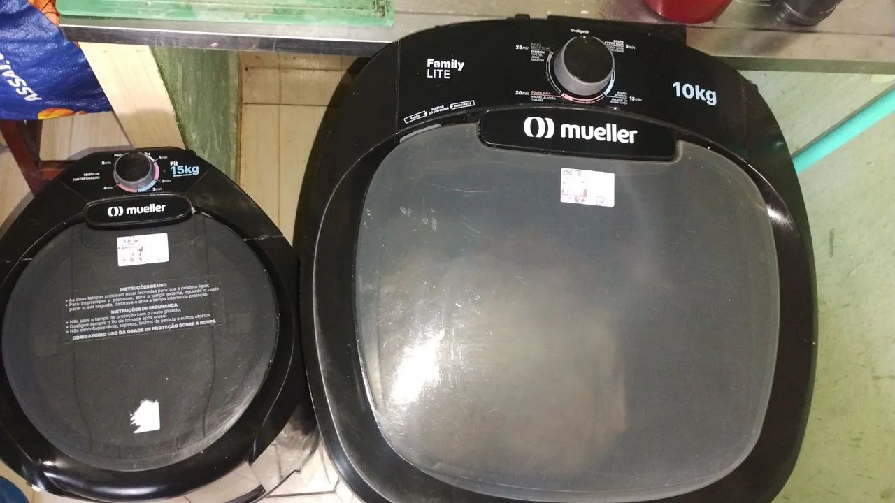 Vendo um tanque de lavar roupa e uma centrífuga da marca Mueller 