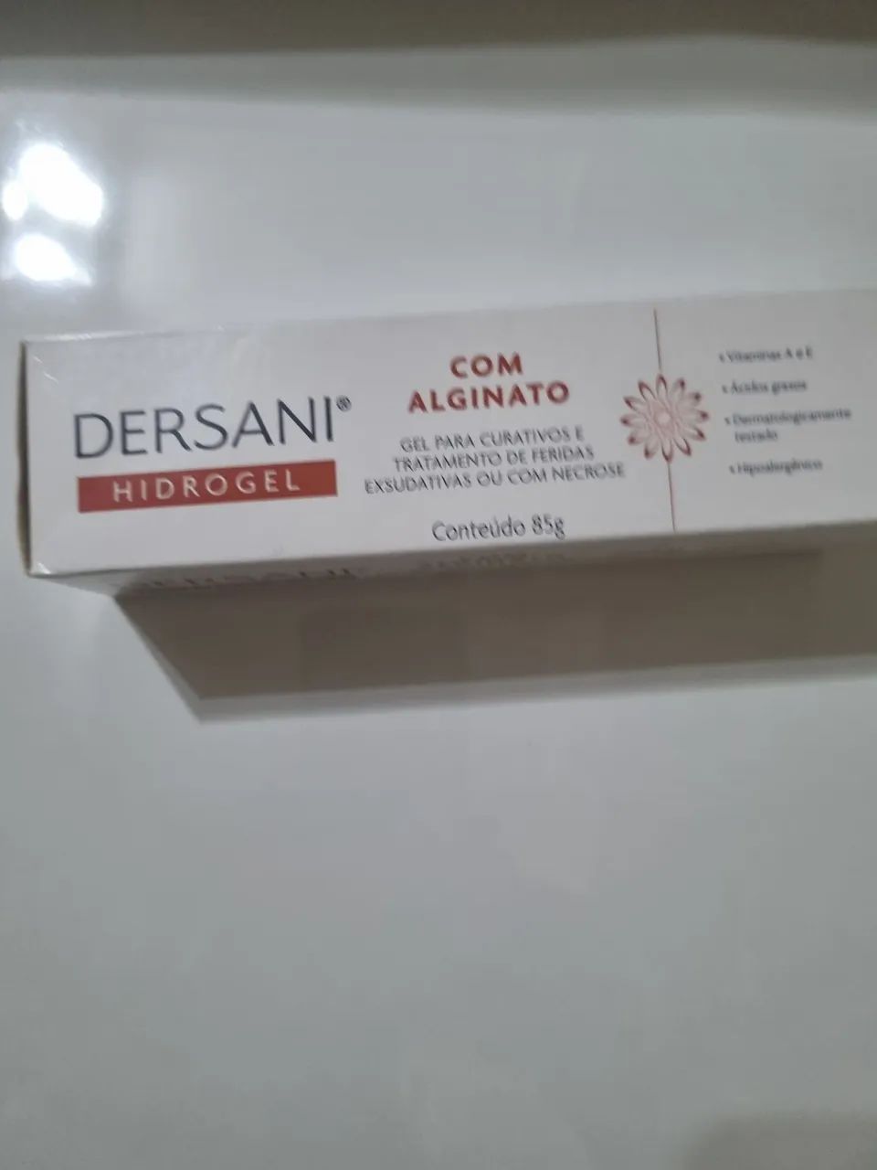 Gel Dersani hidrogel com alginato 