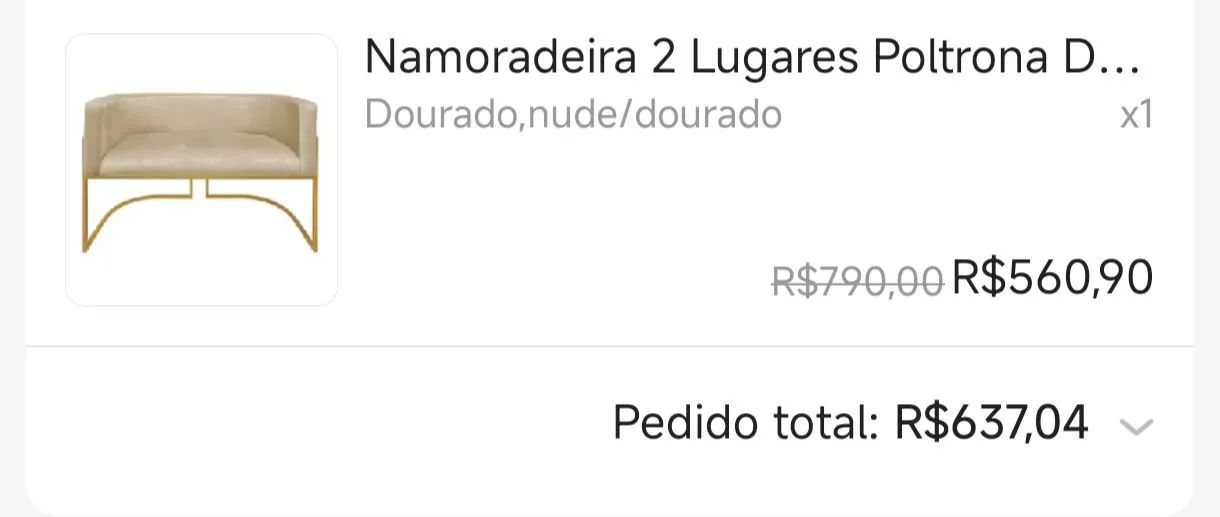 Poltrona namoradeira  - Foto 4