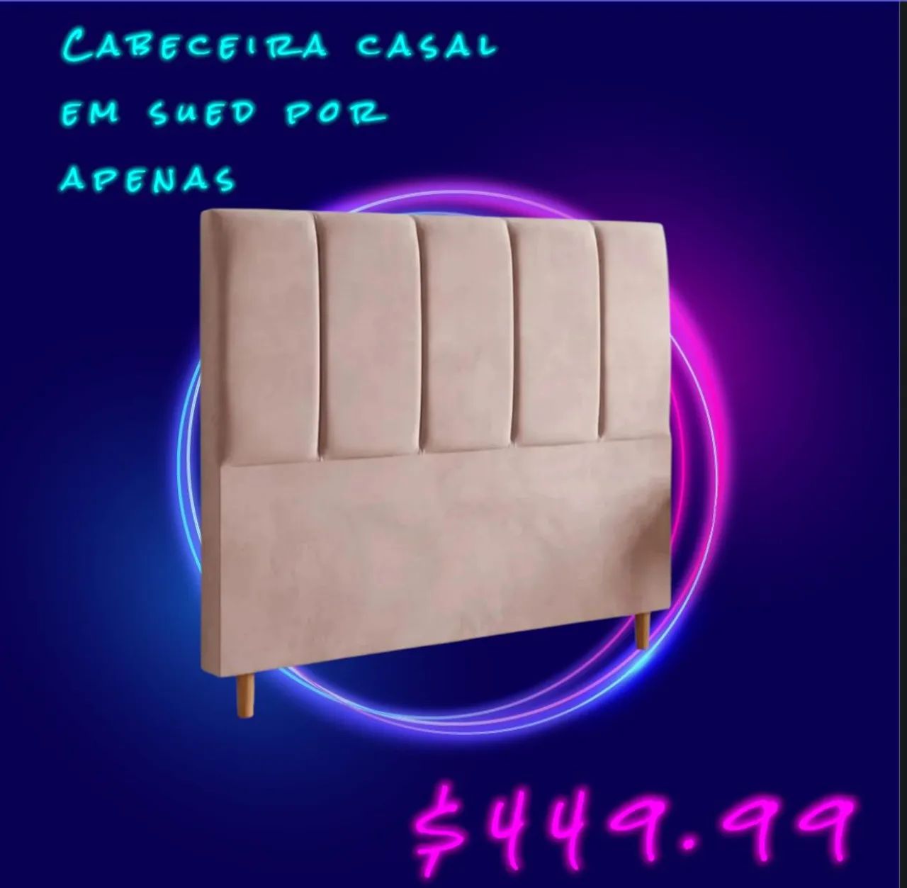 Cabeceira casal super confortável 