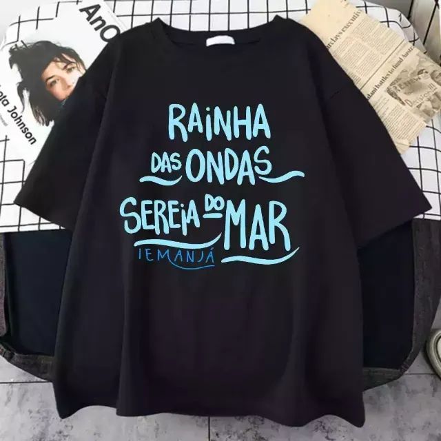 CAMISETA IEMANJA - CANDOMBLE / UMBANDA - Foto 3