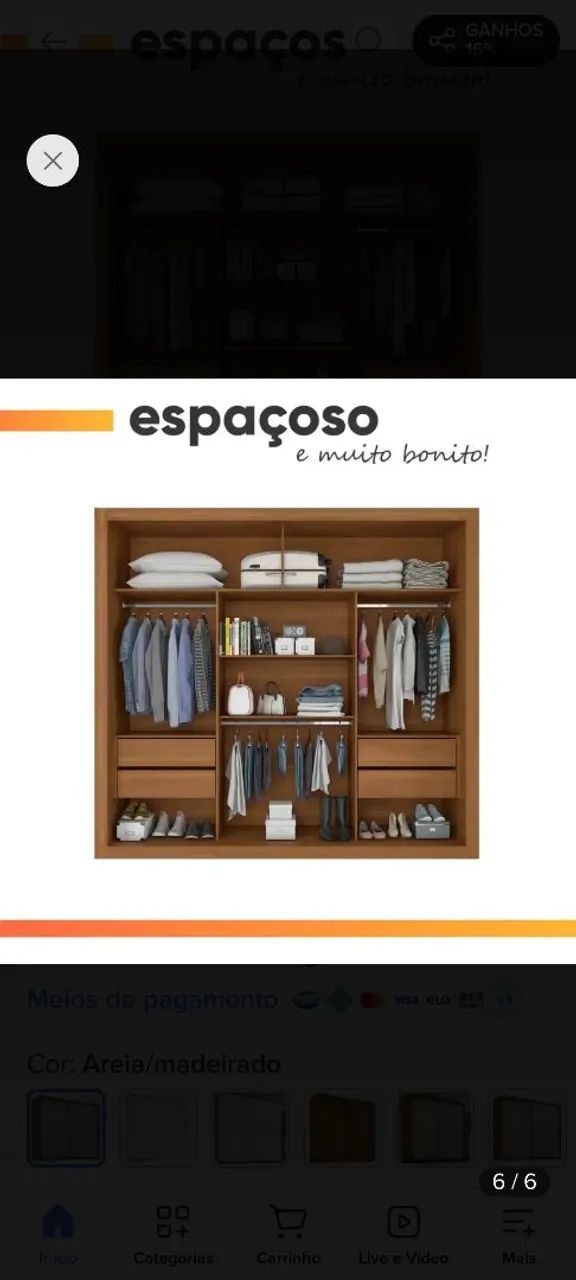 Guarda roupa de casal  - Foto 5