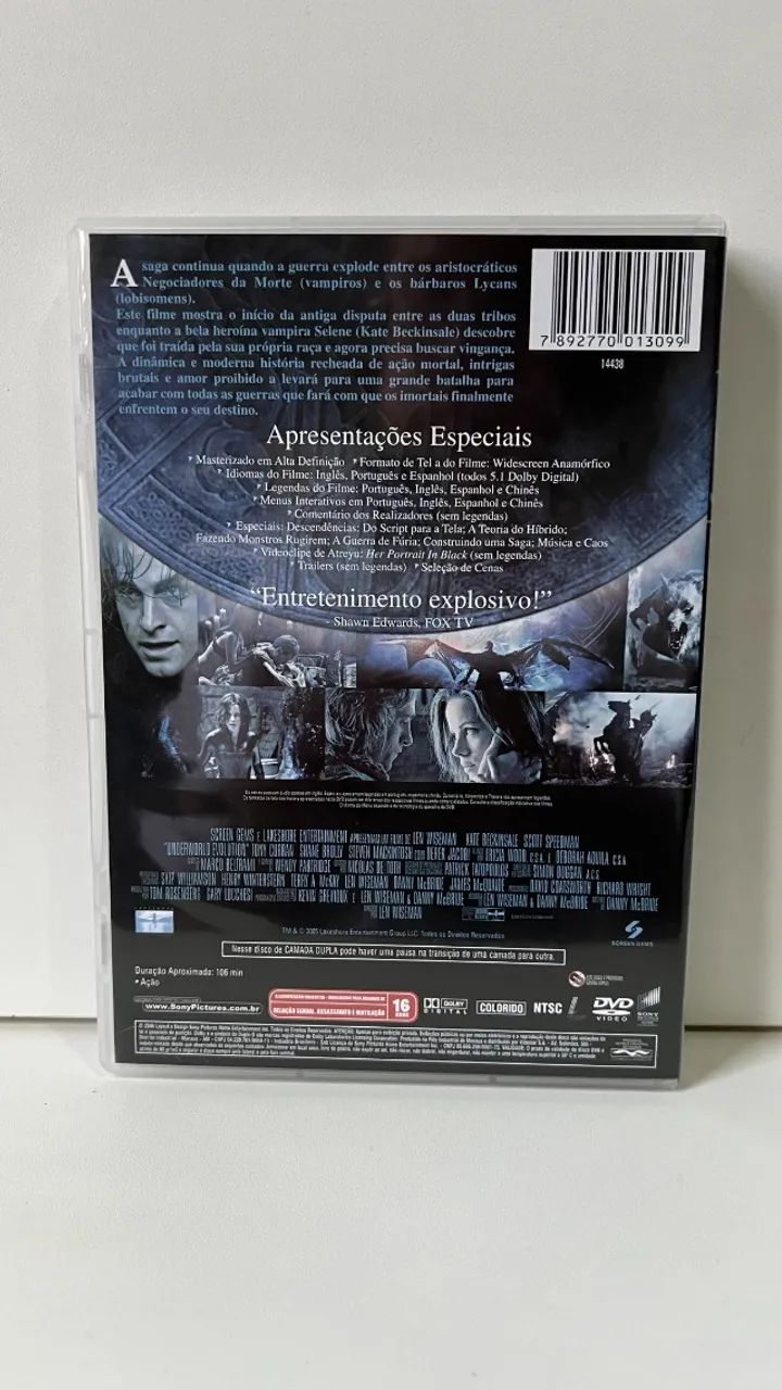 DVD - Anjos da Noite A Evolução: Edição Especial - CDs, DVDs etc