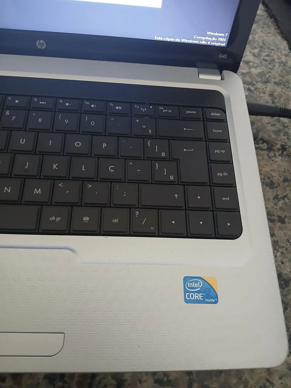 Notebook hp g42 bom estado (funciona na tomada, bateria viciada) - Foto 3