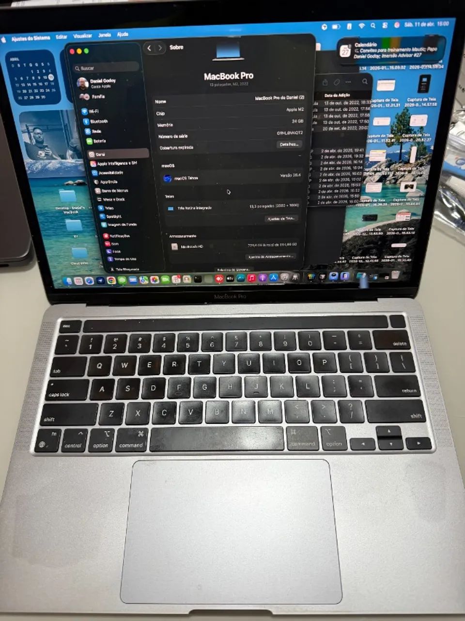 MacBook Pro M2 2022 24GB Ram 1TB ssd 13