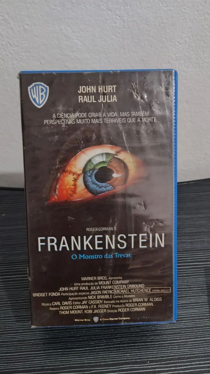 VHS FRANKENSTEIN o monstro das trevas 