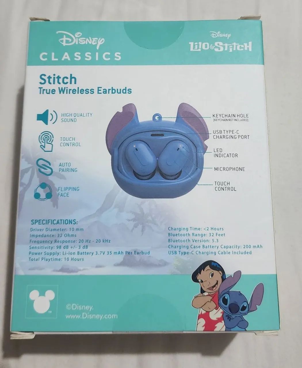 Fone Bluetooth Disney Stitch  - Foto 3
