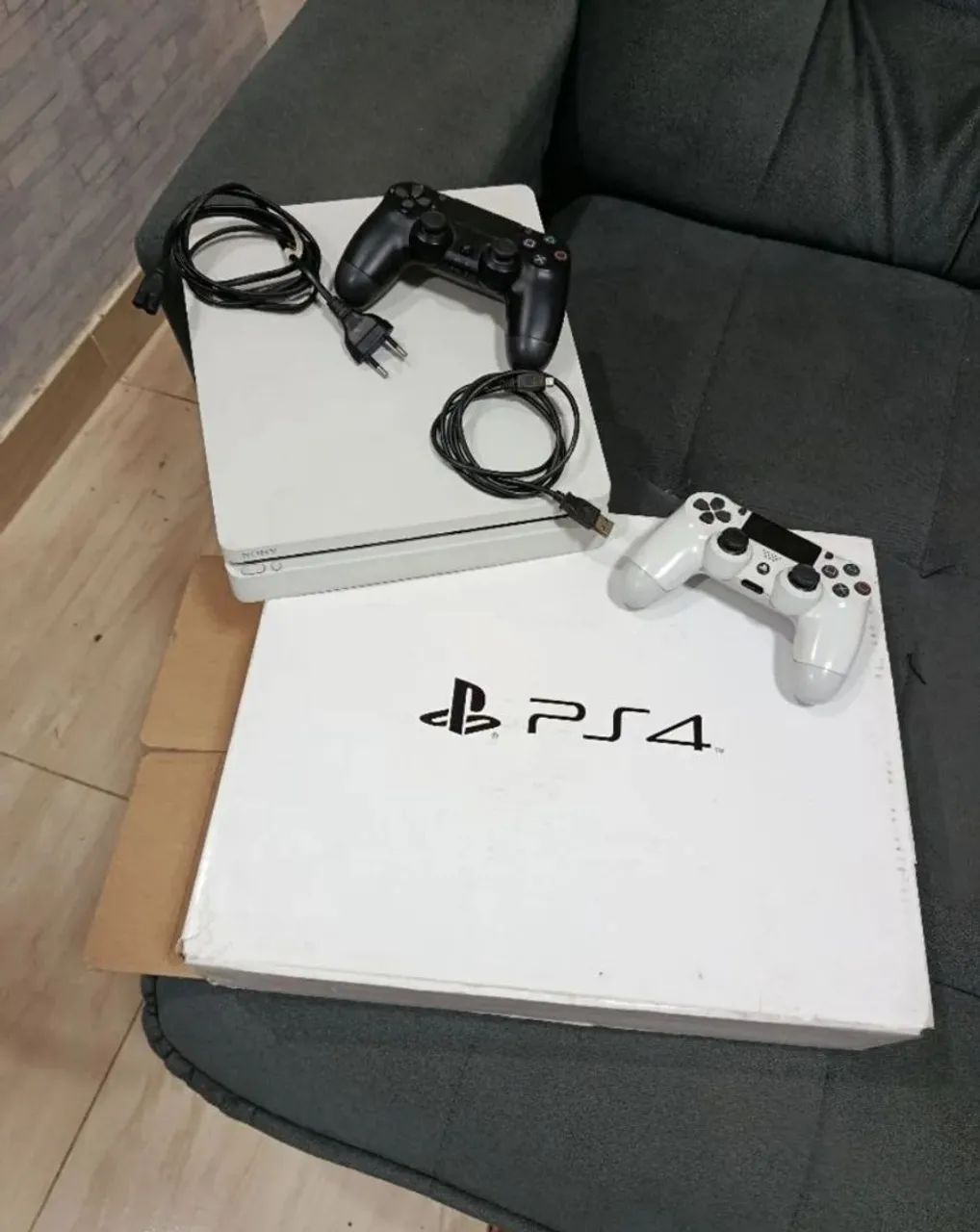 Ps4 branco 1 tera - Foto 5